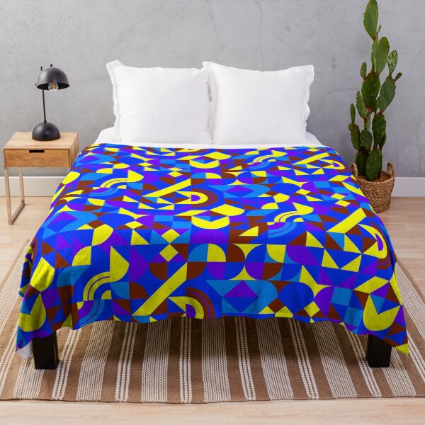 Item preview, geomattric colorful patterns conceptual Art - Abstract Neo Geo graphic design designed and sold by Design Repo.