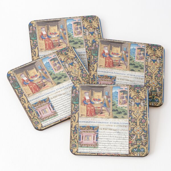Item preview, Seneca, Moral Letters to Lucilius - Illuminated Medieval Manuscript designed and sold by Vintage-TM.