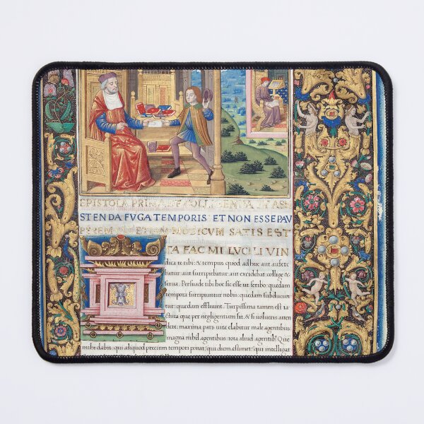 Item preview, Seneca, Moral Letters to Lucilius - Illuminated Medieval Manuscript designed and sold by Vintage-TM.