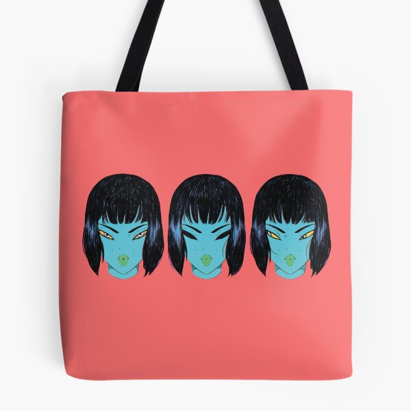 Item preview, RETRO THREE BLUE HEADS designed and sold by PourElla.