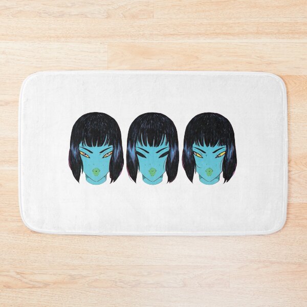 Item preview, RETRO THREE BLUE HEADS designed and sold by PourElla.