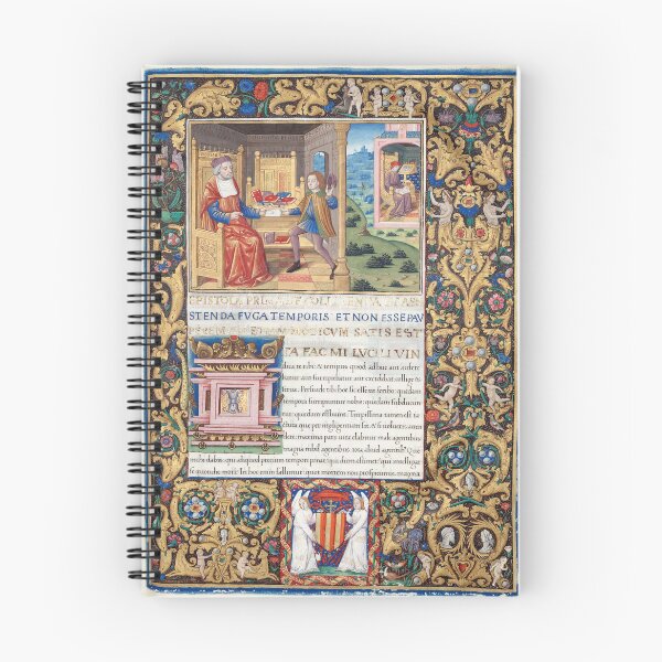 Item preview, Seneca, Moral Letters to Lucilius - Illuminated Medieval Manuscript designed and sold by Vintage-TM.