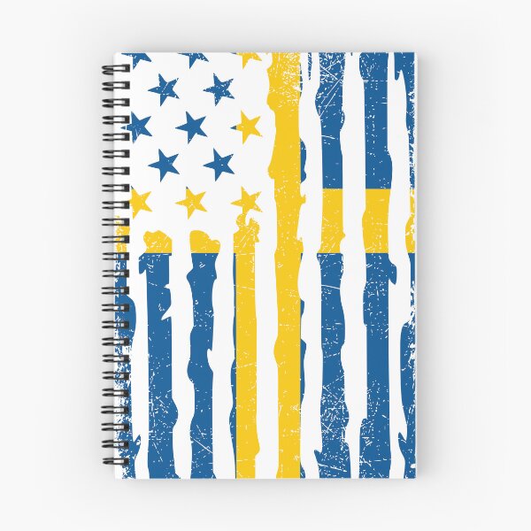 Item preview, Swedish American Pride USA Flag Sweden Roots designed and sold by pixeljamz.