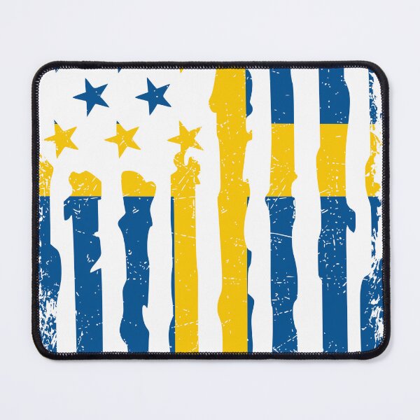 Item preview, Swedish American Pride USA Flag Sweden Roots designed and sold by pixeljamz.