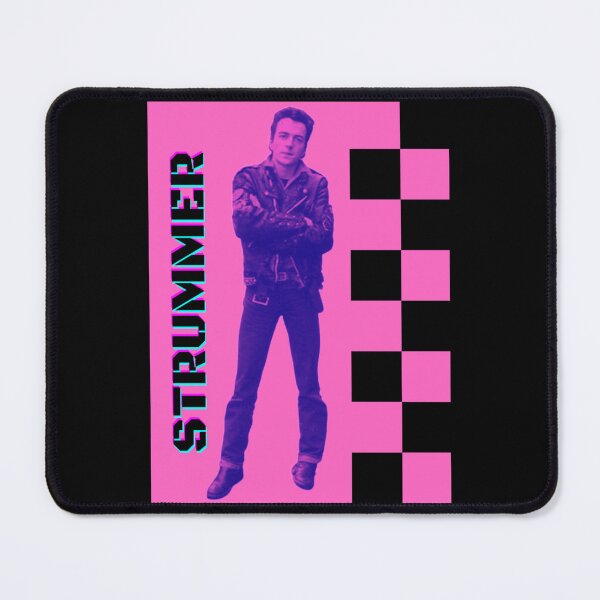 Item preview, Pink Joe Strummer Of The Clash By Electric Kitty Sticker designed and sold by colonjohan.