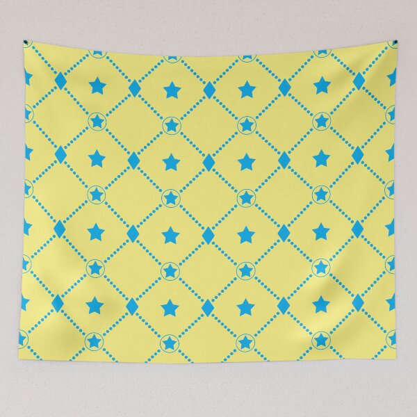 Item preview, Pastel Blue and Pastel Yellow | Star and Diamond Pattern 28 designed and sold by rsty11.