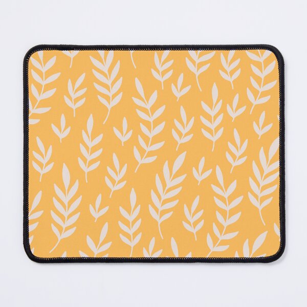 Item preview, leafe pattern on yellow backround designed and sold by Meriolije.