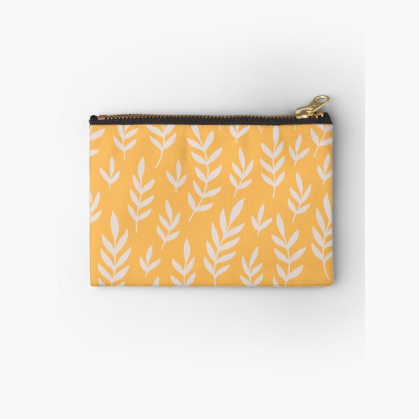 Item preview, leafe pattern on yellow backround designed and sold by Meriolije.