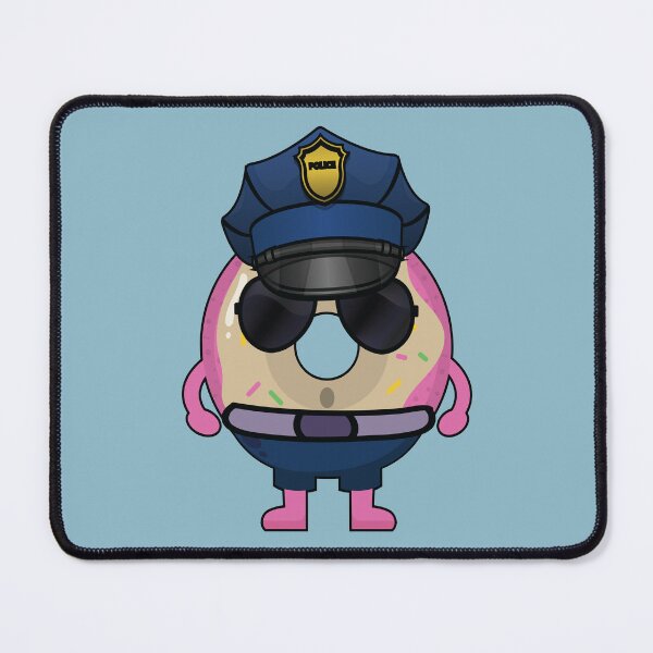 Item preview, Donut police officer with cop hat and sunglasses designed and sold by Donutlovers.