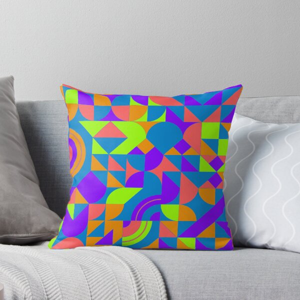 Item preview,  geomattric colorful patterns conceptual Art - Abstract Neo Geo graphic design designed and sold by Design Repo.