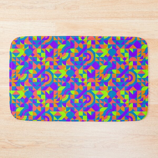 Item preview,  geomattric colorful patterns conceptual Art - Abstract Neo Geo graphic design designed and sold by Design Repo.