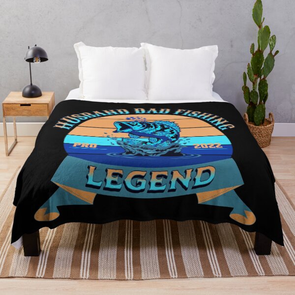 Item preview, HUSBAND DAD FISHING LEGEND  VINTAGE SUNSET designed and sold by Affyboss6.