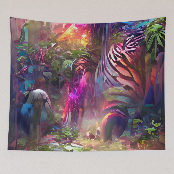 Item preview, Multicolor Jungle | Artificial Inteligence Generated Art designed and sold by AllAboutAI.