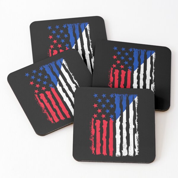 Item preview, Czechian American Pride USA Flag Czech Roots designed and sold by pixeljamz.