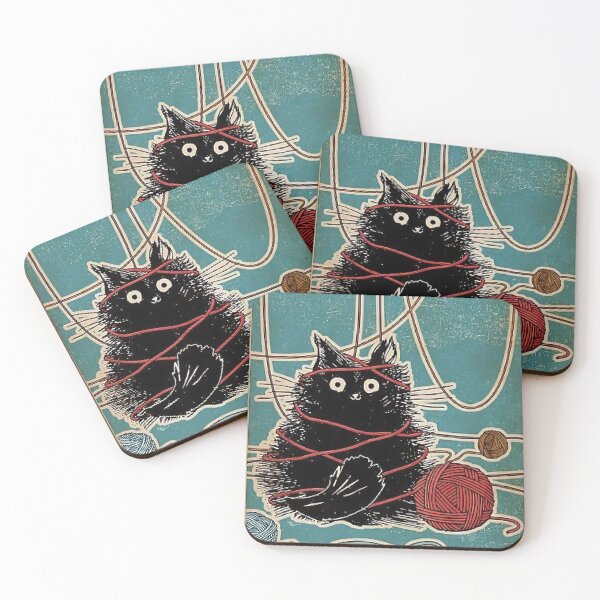 Item preview, Easily Distracted By Cats and Yarn designed and sold by mothis-shop.