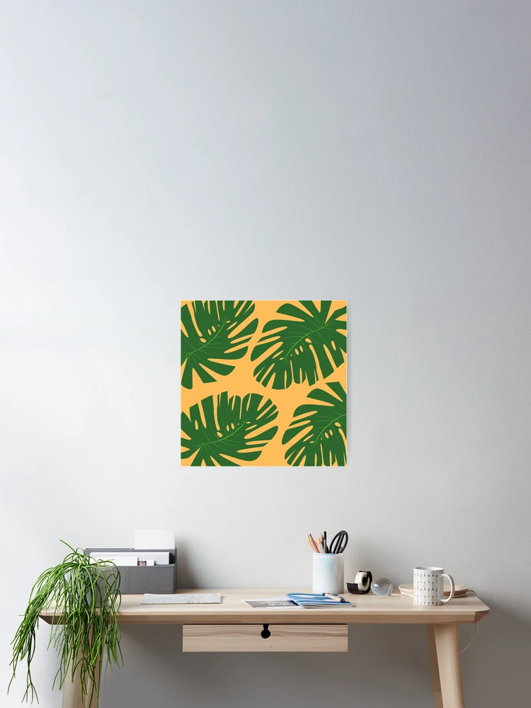 Thumbnail 2 of 3, Poster, leaf pattern designed and sold by Meriolije.