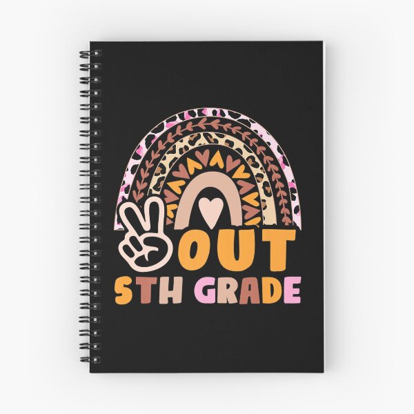 Item preview, KIDS 5TH GRADE GRADUATION 2022 PEACE OUT 5TH GRADE RAINBOW designed and sold by sobriowslen.