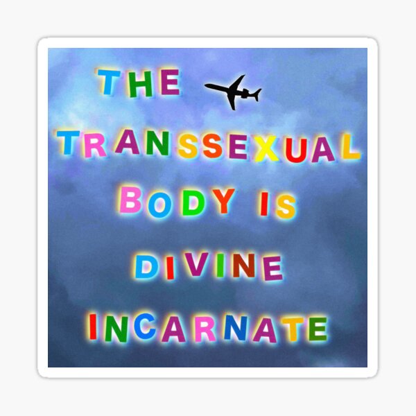 The transsexual body Sticker