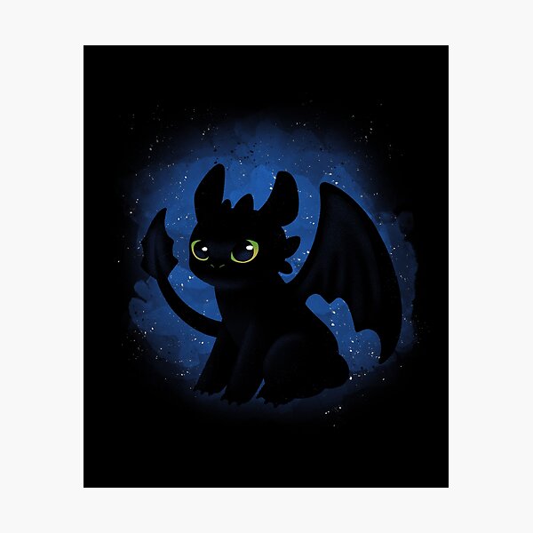 Item preview, Toothless Night Fury Cute Dragon designed and sold by DigitalMagician.