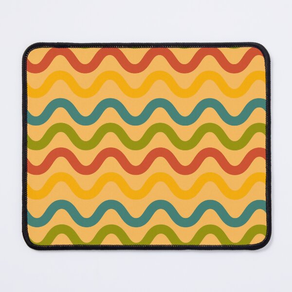 Item preview, retro pattern of waves designed and sold by Meriolije.