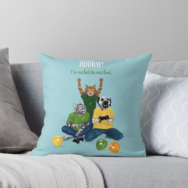 Item preview, Dotty Dog Video Game - You've Reached the Next Level Celebration designed and sold by Annalisa-Jones.