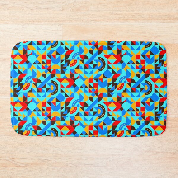 Item preview, geomattric colorful patterns conceptual Art - Abstract Neo Geo graphic design designed and sold by Design Repo.