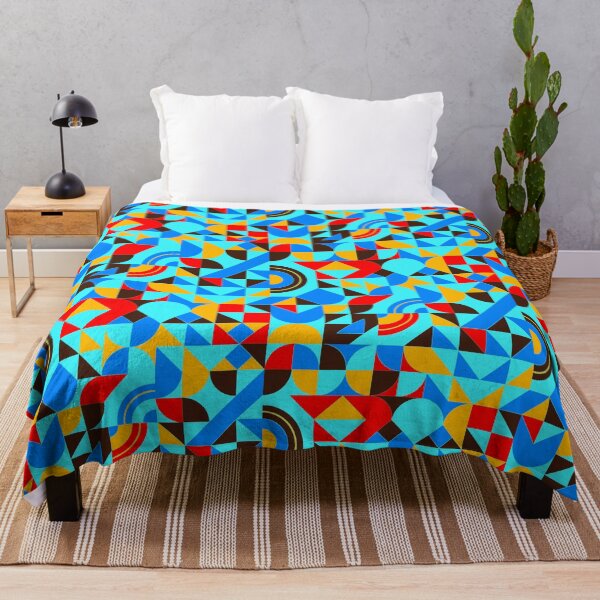 Item preview, geomattric colorful patterns conceptual Art - Abstract Neo Geo graphic design designed and sold by Design Repo.
