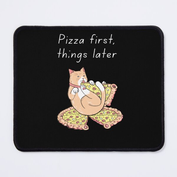 Item preview, Cute cat eating a pizza designed and sold by Nero9o.