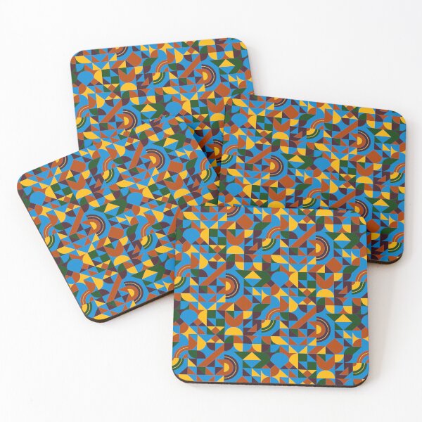 Item preview, geomattric colorful patterns conceptual Art - Abstract Neo Geo graphic design designed and sold by Design Repo.