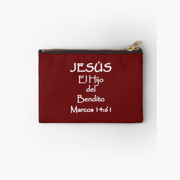 Item preview, Mark 14:61 Jesus Son of the Blessed Spanish Bible Verse designed and sold by NombresDeJesus.