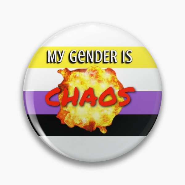 Item preview, My Gender is Chaos Nonbinary Unique Pride Flag designed and sold by EmJKDesigns.