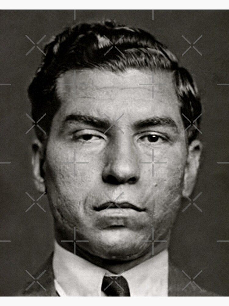 "Mobsters Gangsters Mugshot Of Mobster Lucky Luciano In 1936, Hot Idea