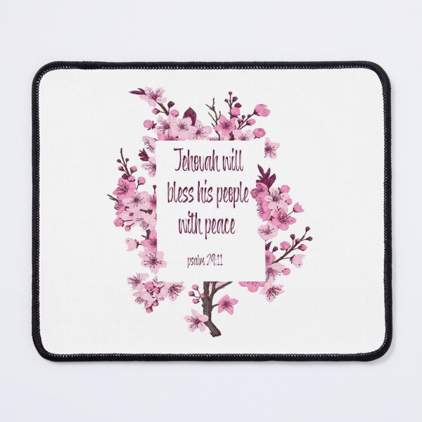 Aperçu de l'œuvre Psalm 29:11 spiral notebook créée et vendue par crafts-gift.