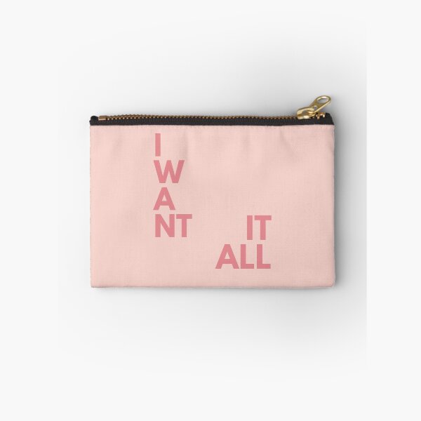 Item preview, I want it all, Inspirational, Motivational, Empowerment, Pink designed and sold by Magic Love Art Print.