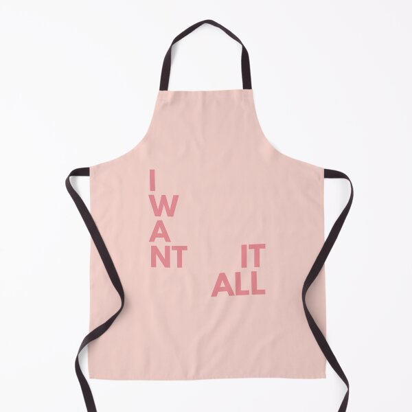 Item preview, I want it all, Inspirational, Motivational, Empowerment, Pink designed and sold by Magic Love Art Print.