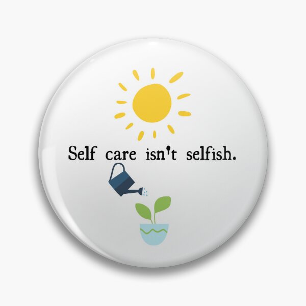 Item preview, Self Care Isn't Selfish designed and sold by Bookish Blossom.