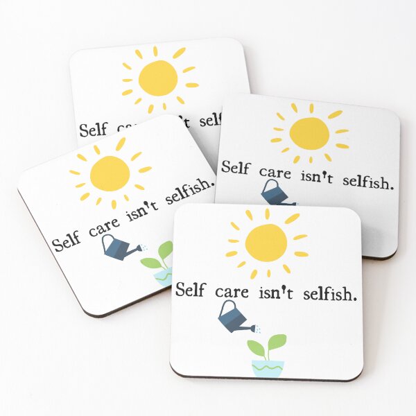 Item preview, Self Care Isn't Selfish designed and sold by Bookish Blossom.