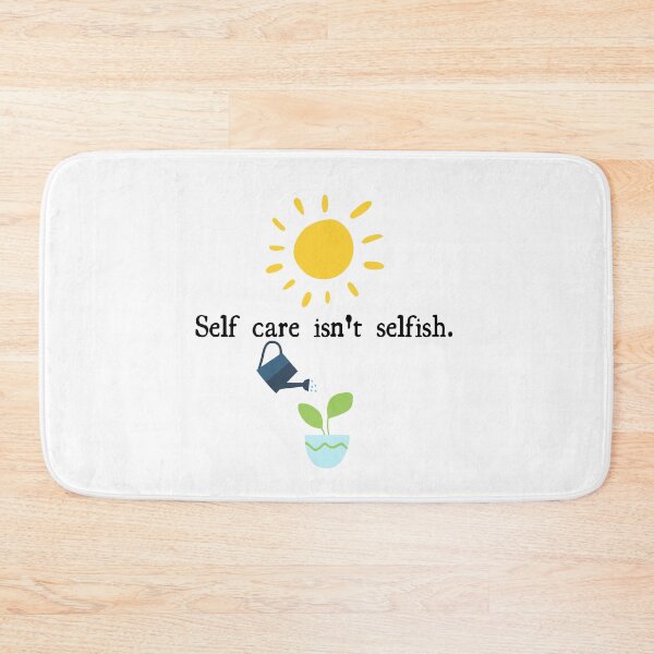 Item preview, Self Care Isn't Selfish designed and sold by Bookish Blossom.