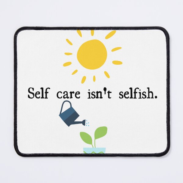 Item preview, Self Care Isn't Selfish designed and sold by Bookish Blossom.