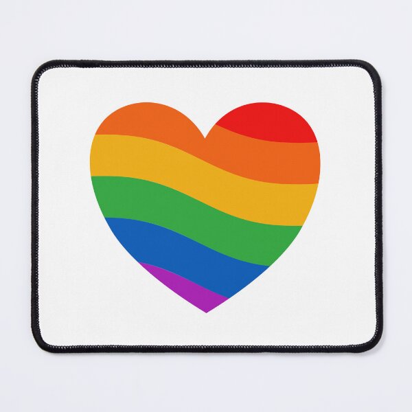 Item preview, Rainbow Heart Pride Flag designed and sold by Inspirationmotivation.