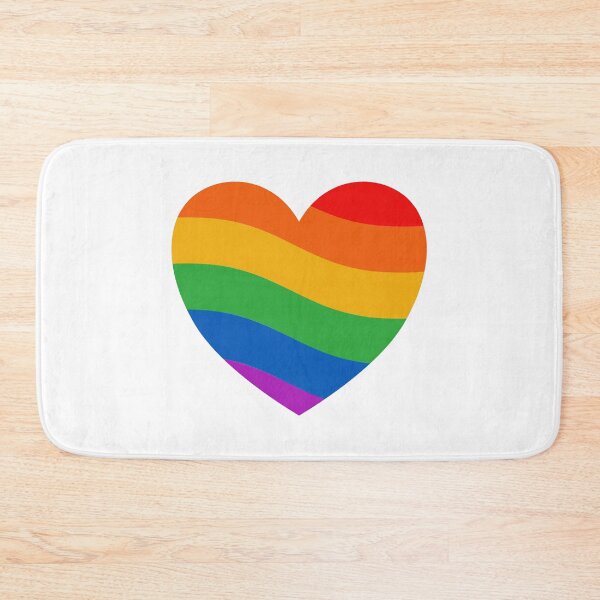 Item preview, Rainbow Heart Pride Flag designed and sold by Inspirationmotivation.