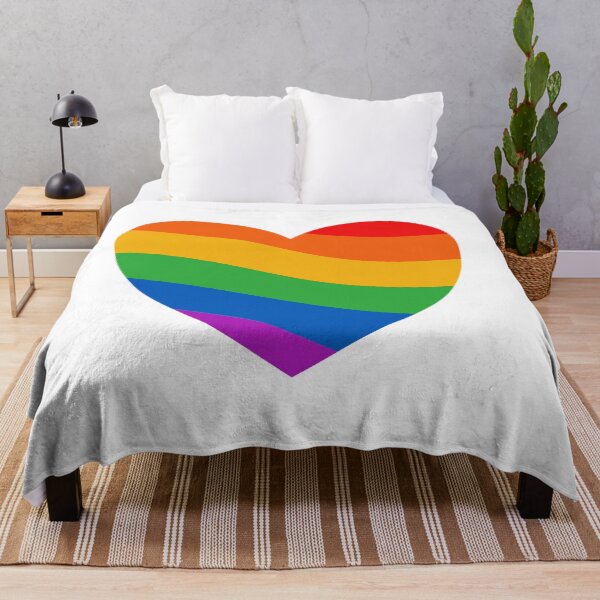 Item preview, Rainbow Heart Pride Flag designed and sold by Inspirationmotivation.
