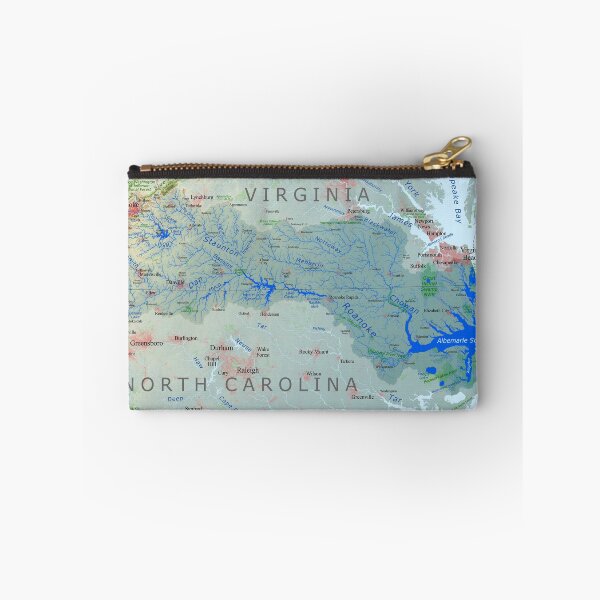 Artikelvorschau, Albemarle Sound / Roanoke River Wasserscheide Karte entworfen und verkauft von Watershed Maps.