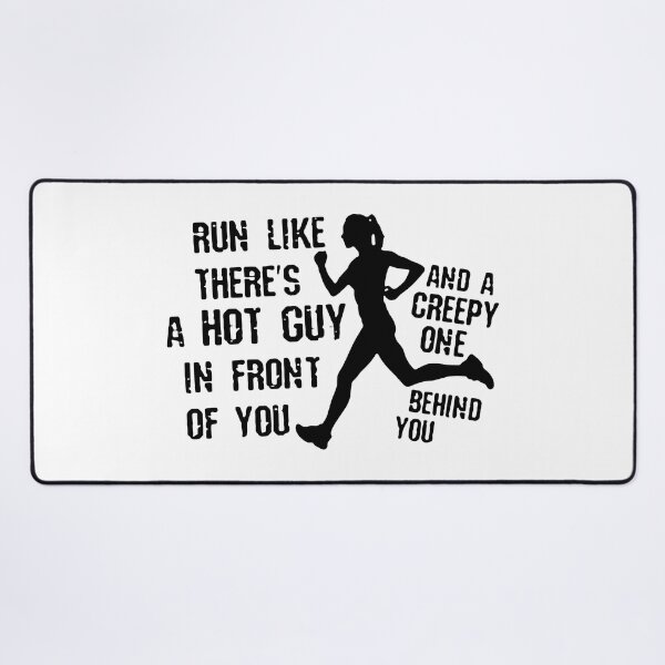 Item preview, Funny Run Quote designed and sold by MakeItTrend.