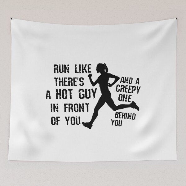 Item preview, Funny Run Quote designed and sold by MakeItTrend.