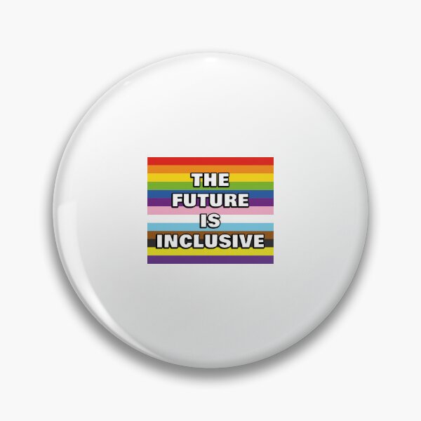 Item preview, THE FUTURE IS INCLUSIVE - PRIDE FLAG designed and sold by Inspirationmotivation.