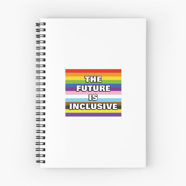 Item preview, THE FUTURE IS INCLUSIVE - PRIDE FLAG designed and sold by Inspirationmotivation.