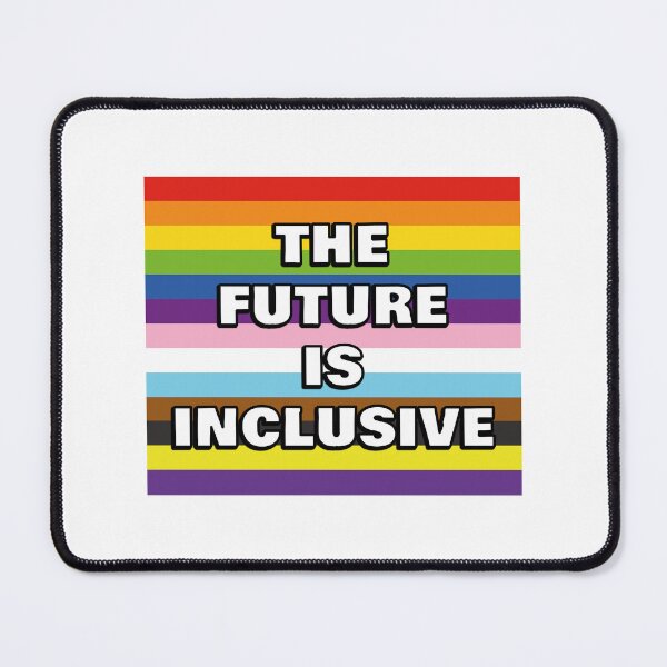 Item preview, THE FUTURE IS INCLUSIVE - PRIDE FLAG designed and sold by Inspirationmotivation.