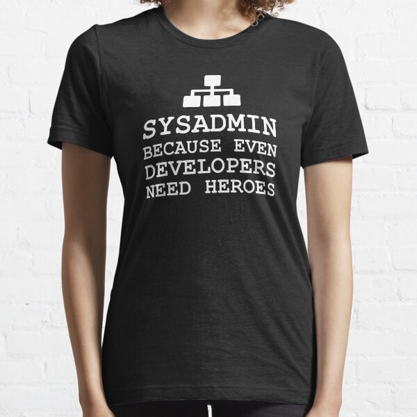 Item preview, sysadmin heroes black edition designed and sold by yourgeekside.
