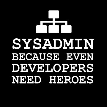 Artwork thumbnail, sysadmin heroes black edition by yourgeekside